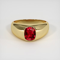 1.64 Ct. Ruby Ring, 18K Yellow Gold 1