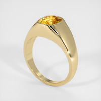 4.93 Ct. Sapphire Ring, 18K Yellow Gold 2