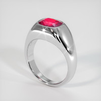 2.02 Ct. Ruby Ring, Platinum 950 2