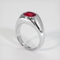 2.52 Ct. Ruby Ring, Platinum 950 2