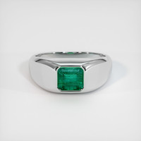 1.88 Ct. Emerald Ring, Platinum 950 1