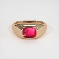 2.02 Ct. Ruby Ring, 18K Rose Gold 1