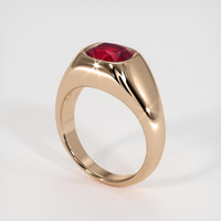 2.52 Ct. Ruby Ring, 18K Rose Gold 2