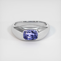 3.51 Ct. Sapphire Ring, 14K White Gold 1