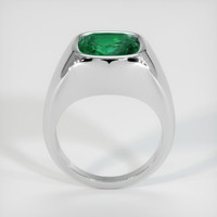 7.62 Ct. Emerald Ring, 18K White Gold 3