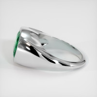 7.62 Ct. Emerald Ring, 18K White Gold 4