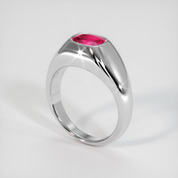 1.70 Ct. Ruby Ring, 18K White Gold 2