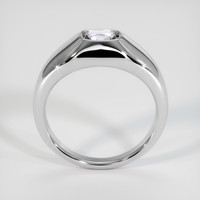 0.66 Ct. Grey Sapphire Ring, 18K White Gold 3