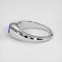 2.14 Ct. Sapphire Ring, 18K White Gold 4