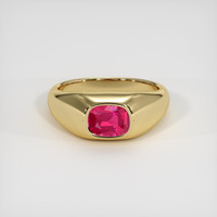 1.70 Ct. Ruby Ring, 14K Yellow Gold 1