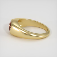 4.03 Ct. Padparadscha Sapphire Ring, 14K Yellow Gold 4
