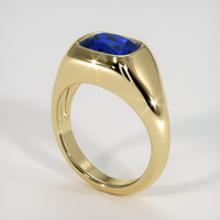 3.34 Ct. Sapphire Ring, 14K Yellow Gold 2
