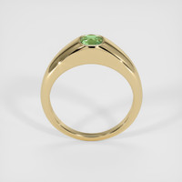 0.82 Ct. Bluish Green Sapphire Ring, 14K Yellow Gold 3