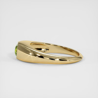 0.82 Ct. Bluish Green Sapphire Ring, 14K Yellow Gold 4