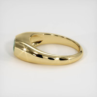 1.10 Ct. Green Sapphire Ring, 14K Yellow Gold 4