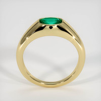 1.32 Ct. Emerald Ring, 18K Yellow Gold 3