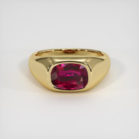 2.77 Ct. Ruby Ring, 18K Yellow Gold 1