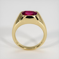 2.77 Ct. Ruby Ring, 18K Yellow Gold 3