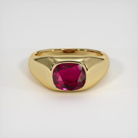 2.92 Ct. Ruby Ring, 18K Yellow Gold 1