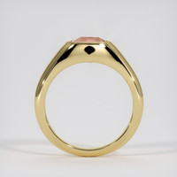 4.03 Ct. Padparadscha Sapphire Ring, 18K Yellow Gold 3