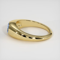1.43 Ct. Sapphire Ring, 18K Yellow Gold 4