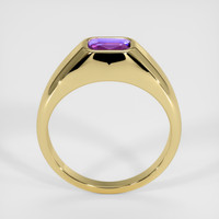 1.51 Ct. Purple Sapphire Ring, 18K Yellow Gold 3