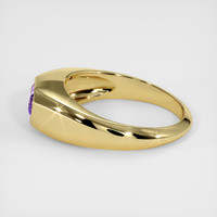 1.51 Ct. Purple Sapphire Ring, 18K Yellow Gold 4