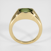 2.28 Ct. Yellowish Green Sapphire Ring, 18K Yellow Gold 3