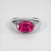 2.71 Ct. Gemstone Ring, Platinum 950 1