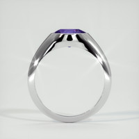 3.04 Ct. Bluish Purple Sapphire Ring, Platinum 950 3