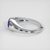 3.04 Ct. Bluish Purple Sapphire Ring, Platinum 950 4
