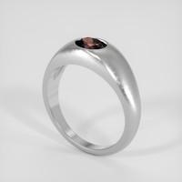0.85 Ct. Brown Sapphire Ring, Platinum 950 2