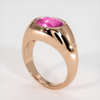 2.51 Ct. Sapphire Ring, 18K Rose Gold 2