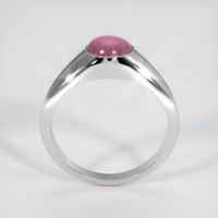 2.88 Ct. Reddish Pink Sapphire Ring, 14K White Gold 3