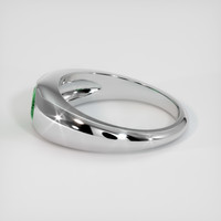 0.73 Ct. Gemstone Ring, 18K White Gold 4