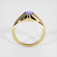 0.94 Ct. Violet Sapphire Ring, 10K Yellow Gold 3
