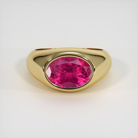 2.71 Ct. Gemstone Ring, 14K Yellow Gold 1