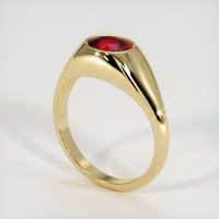 1.06 Ct. Ruby Ring, 14K Yellow Gold 2