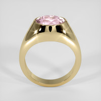 3.78 Ct. Pink Kunzite Ring, 18K Yellow Gold 3