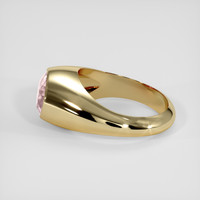 3.78 Ct. Pink Kunzite Ring, 18K Yellow Gold 4