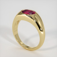 2.40 Ct. Ruby Ring, 18K Yellow Gold 2