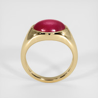 3.76 Ct. Ruby Ring, 18K Yellow Gold 3