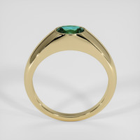 1.03 Ct. Bluish Green Sapphire Ring, 18K Yellow Gold 3