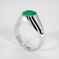 1.51 Ct. Emerald Ring, Platinum 950 2