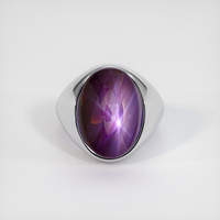 20.97 Ct. Purple Sapphire Ring, Platinum 950 1