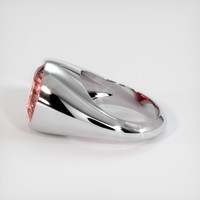 9.97 Ct. Padparadscha Sapphire Ring, Platinum 950 4