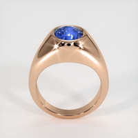 3.49 Ct. Sapphire Ring, 14K Rose Gold 3