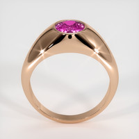 1.19 Ct. Pinkish Purple Sapphire Ring, 14K Rose Gold 3