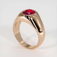 2.02 Ct. Ruby Ring, 14K Rose Gold 2