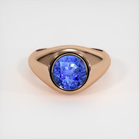 4.15 Ct. Color Change Sapphire Ring, 18K Rose Gold 1